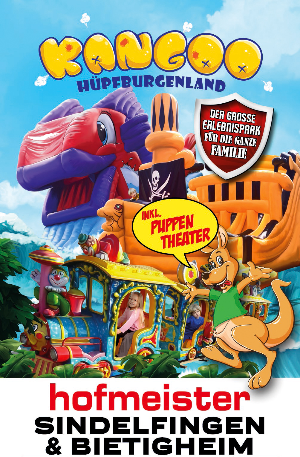 Plakat zur Hüpfburgaktion