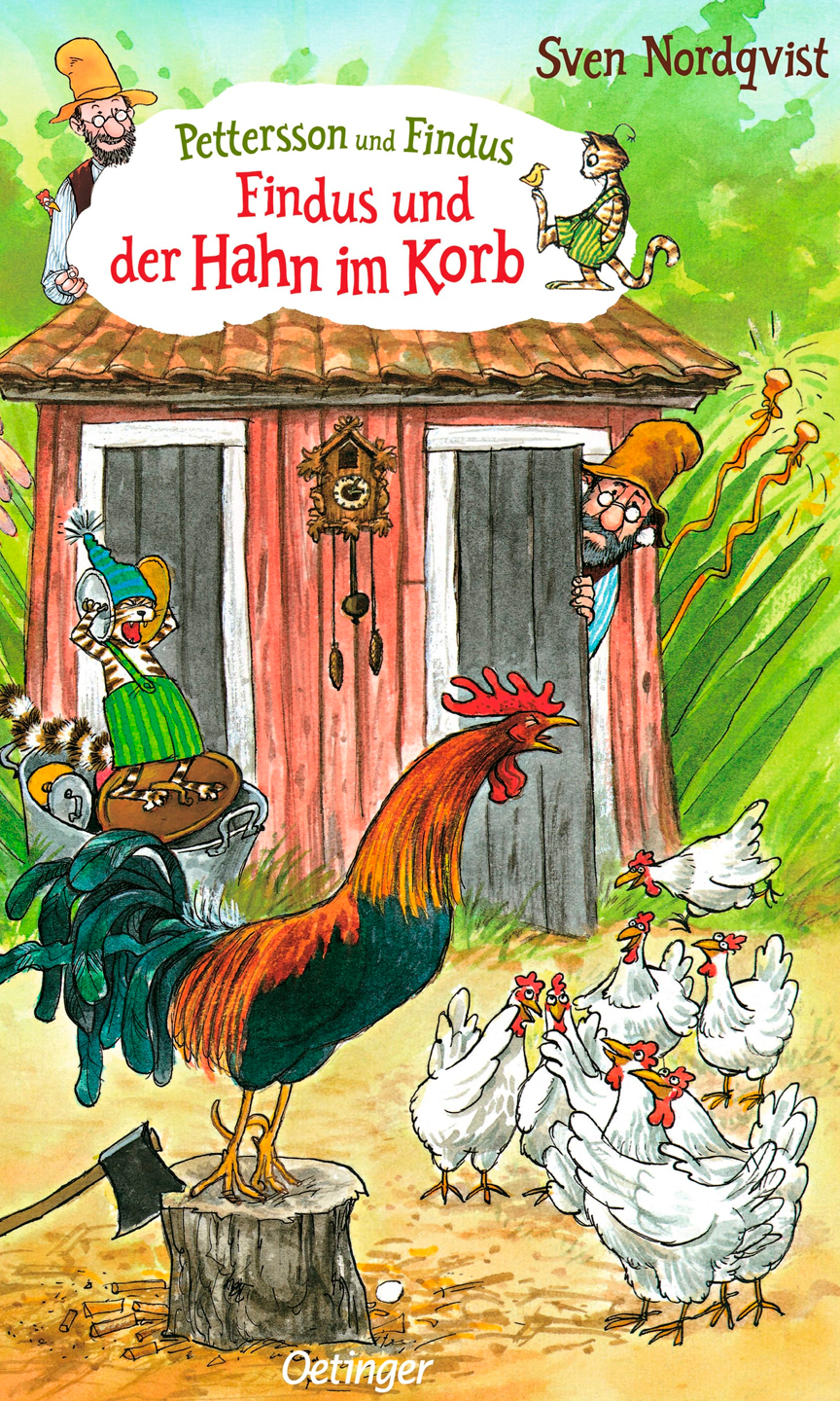 Cover des Buches Petterson und Findus und der Hahn im Korb