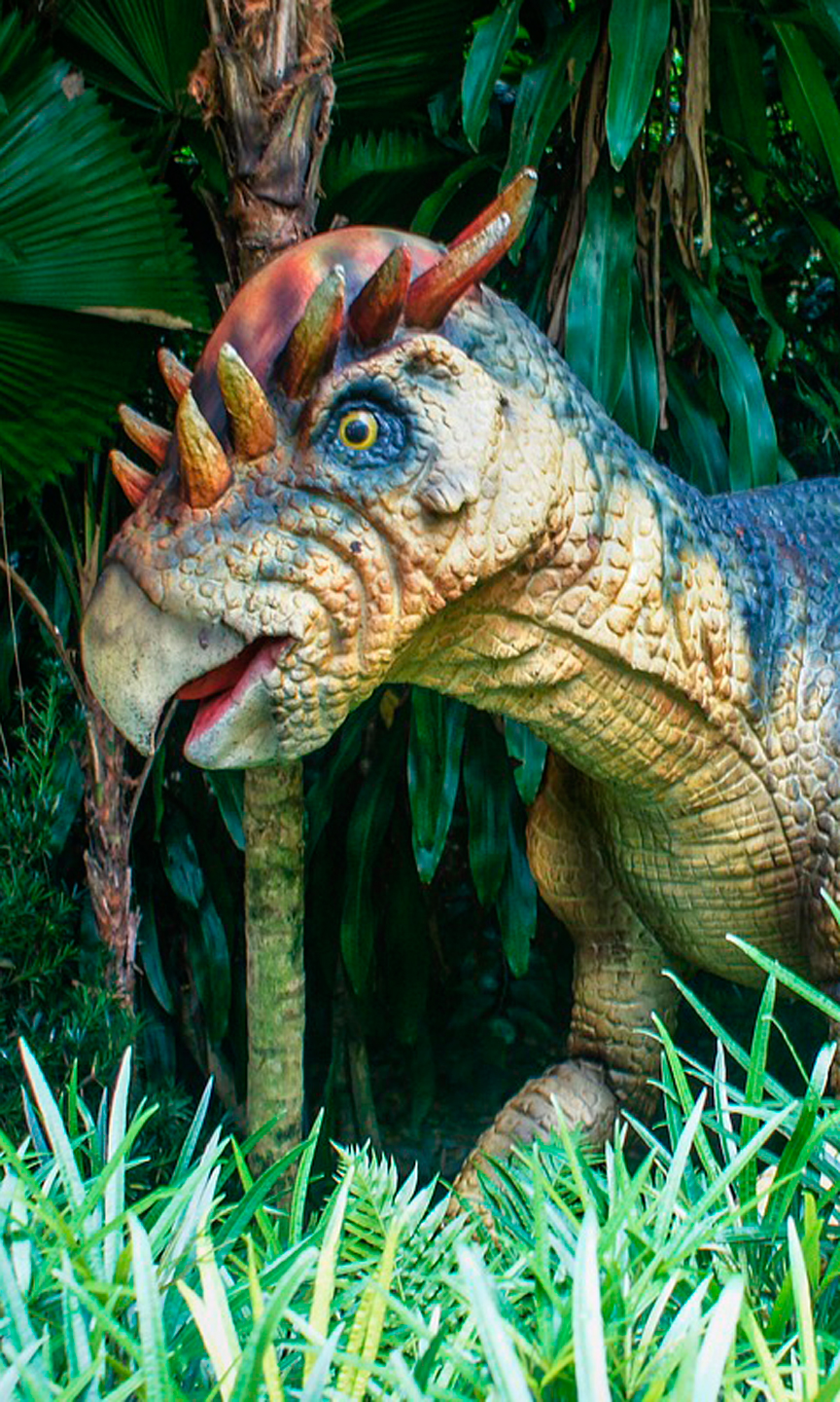 Puppe eines Dinosauriers