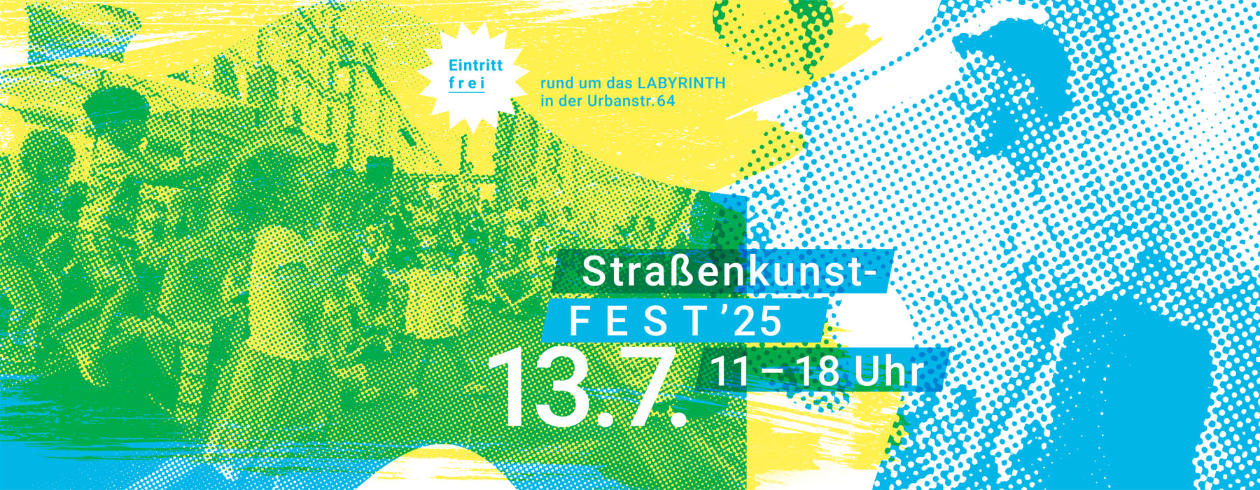 Plakat zum Straßenkunstfest