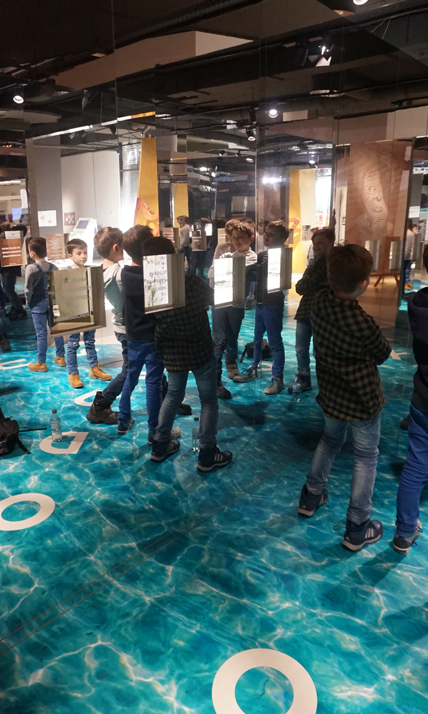 Ausstellungsraum im Bibelmuseum.