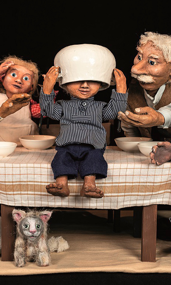 Puppen eines Figurentheaters