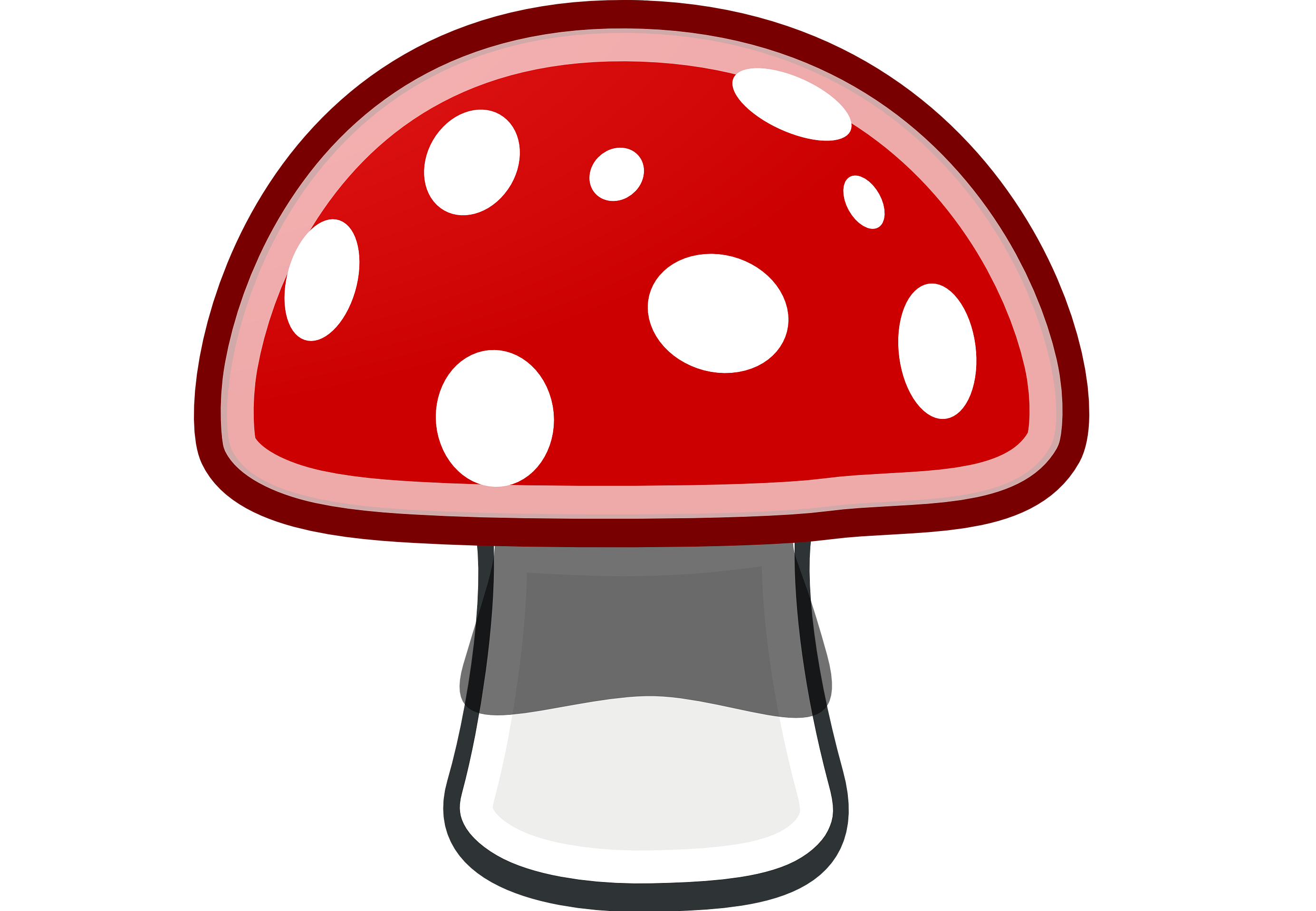 Illustration eines Fliegen-Pilzes