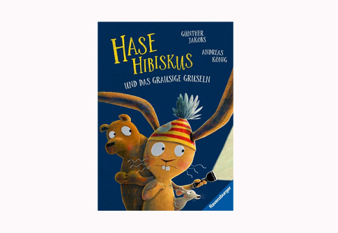 Buchcover Hase Hibiskus