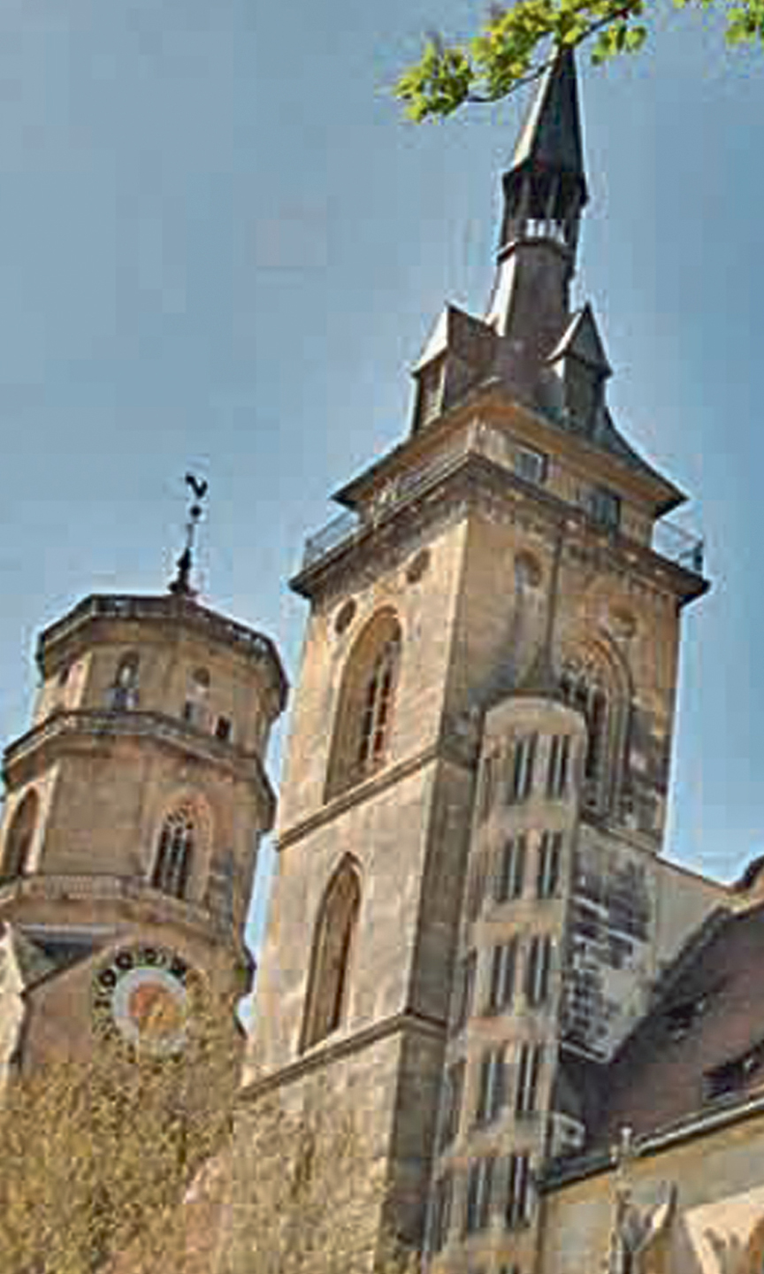 Turm der Stiftskirche Stuttgart