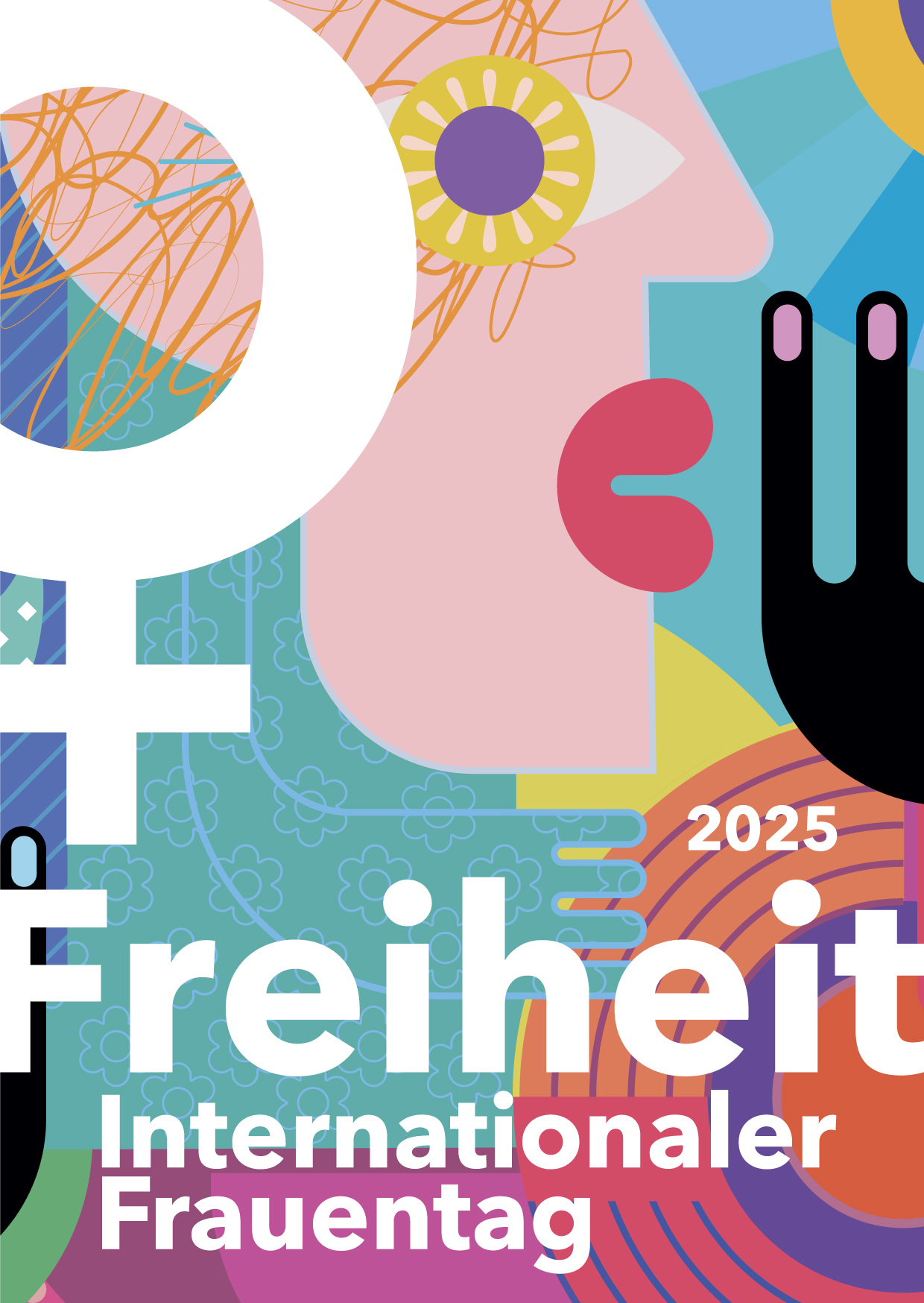 Plakat Layout Frauentag Ludwigsburg