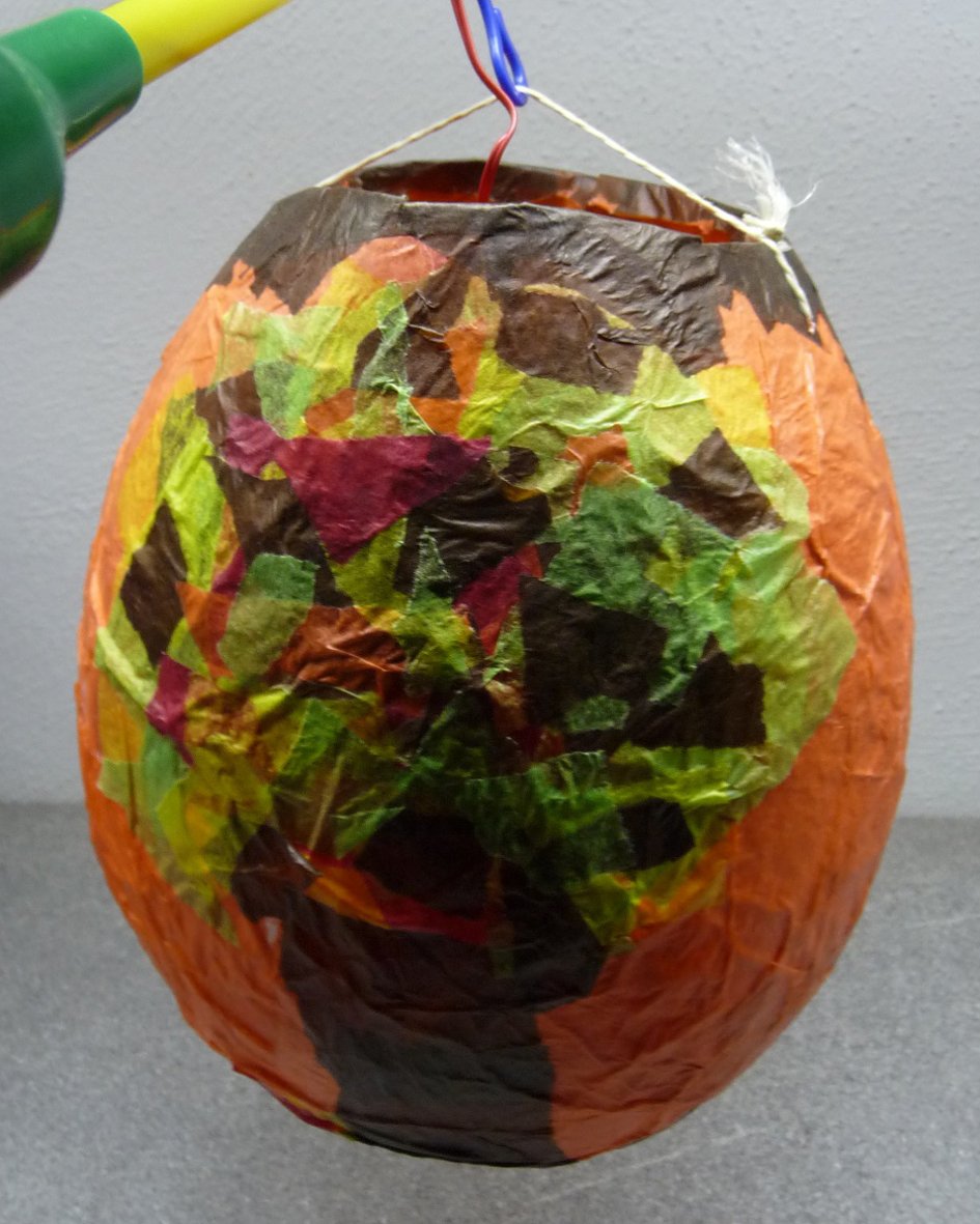 Luftballon Laterne Basteln